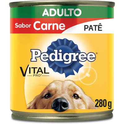  Pedigree Lata Patê de Carne para Cães Adultos - 280 g