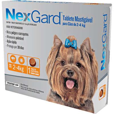 NexGard para Cães de 2 a 4 Kg Unidade