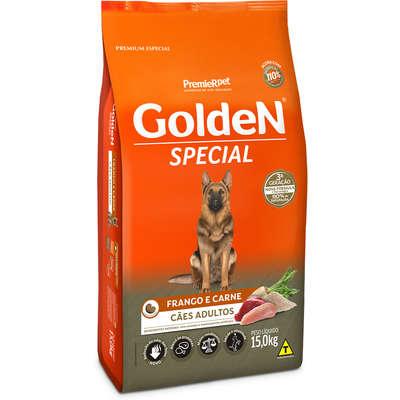 Ração Golden Special Cães Adultos Frango e Carne 15Kg