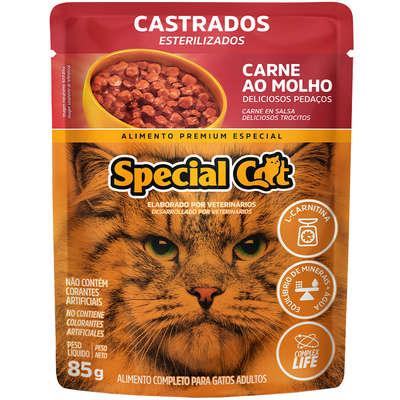 Special Cat Sachê Carne para Gatos Castrados 85g