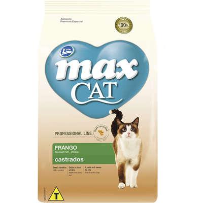 Ração Max Cat Frango para Gato Castrados 10.1 Kg