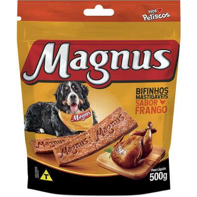 Bifinho Magnus Mastigáveis Sabor Frango para Cães 500g